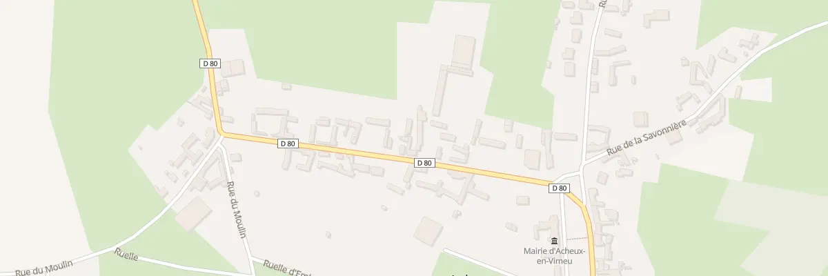 Plan du 12 Gr Grande Rue à Acheux-en-Vimeu