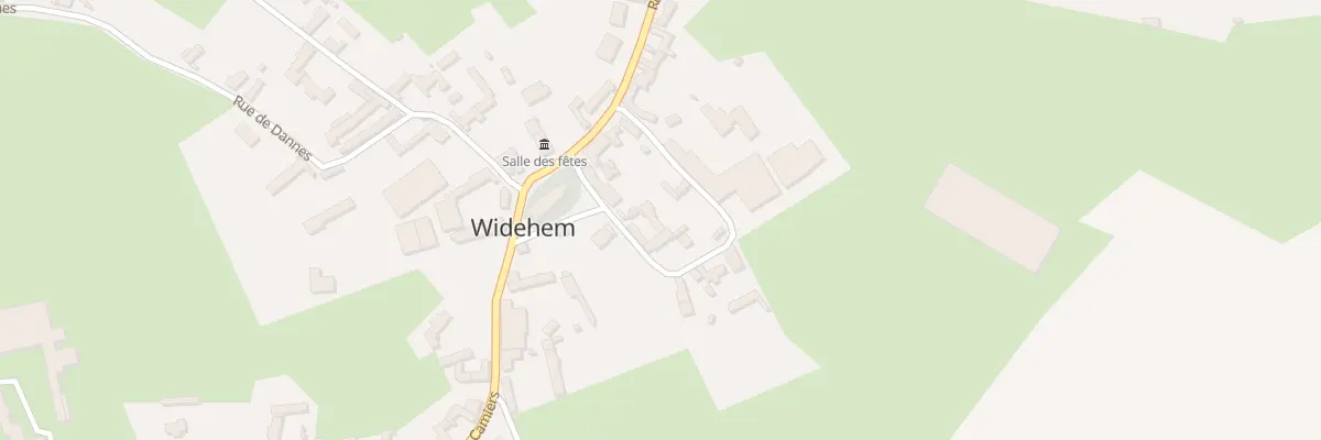 Plan du 3 Rue des Pinsons à Widehem