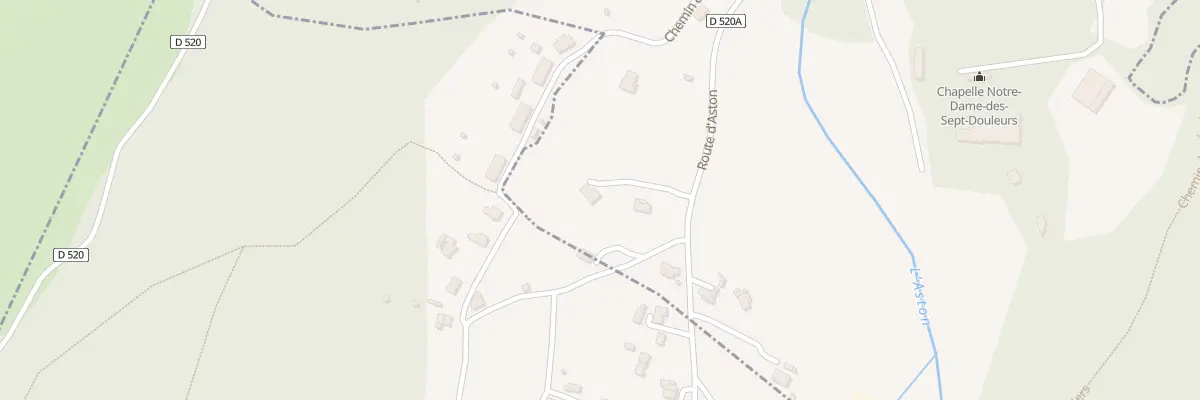 Plan du 294A Rte d’Aston à Château-Verdun