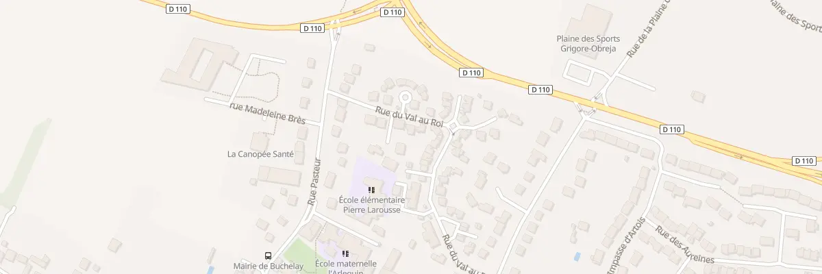 Plan du 59 Rue du Val au Roi à Buchelay
