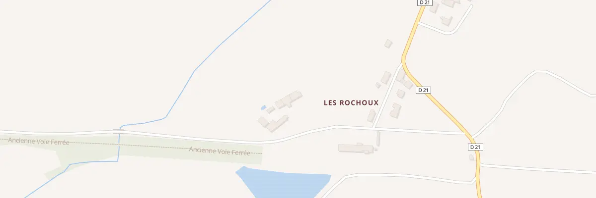 Plan du 14 Les Rochoux à Maillet