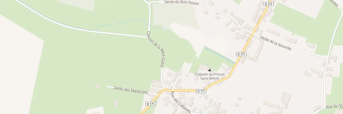 Plan du 2 Che de la Mare Guitot à Chérence