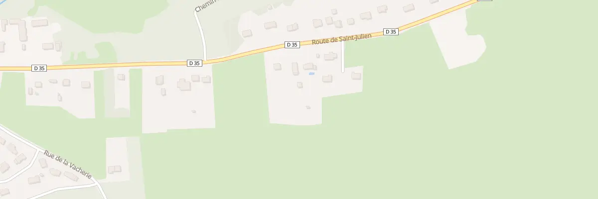 Plan du 36 Rue de Saint Julien à Chabris