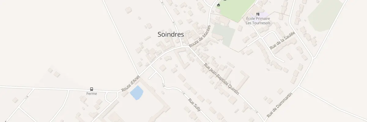 Plan du 1B Rte d’Anet à Soindres