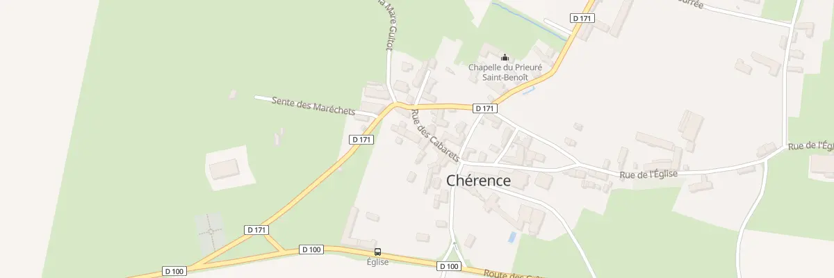 Plan du 3 Rue des Cabarets à Chérence