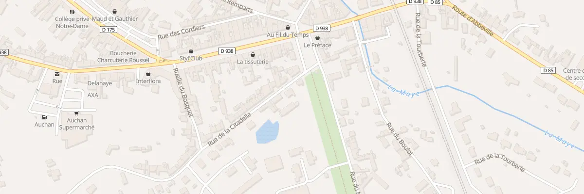 Plan du 14 Rue de la Citadelle à Rue