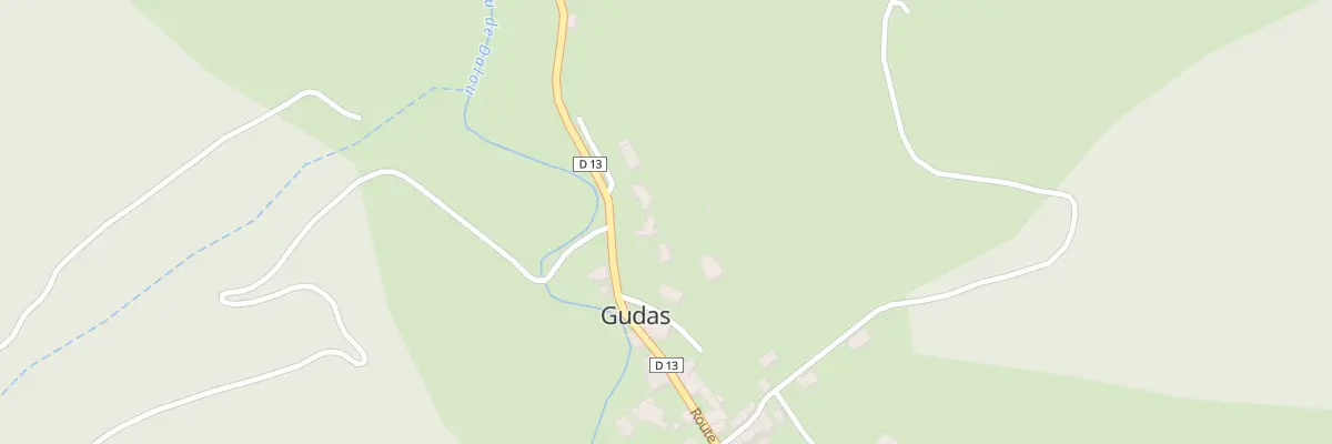 Plan du 39 Les Cazals Village à Gudas