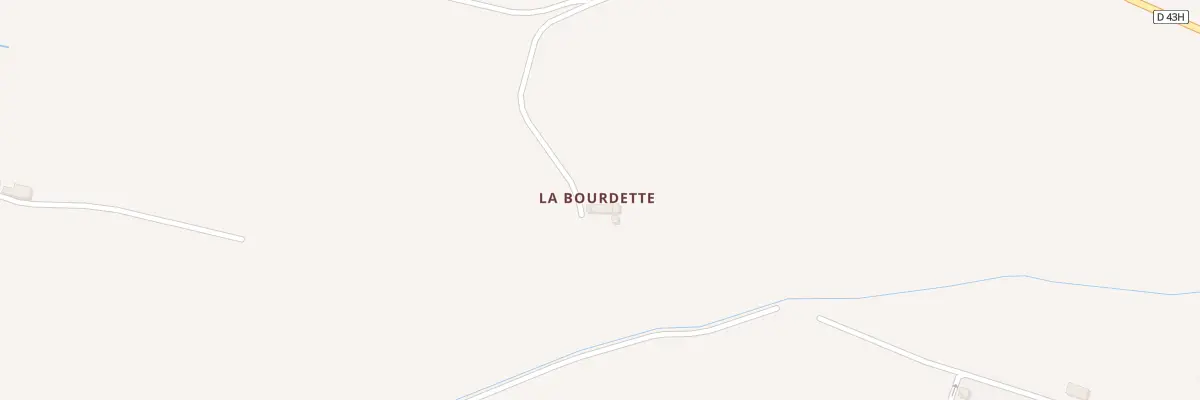 Plan du 98 La Bourdette à Gibel