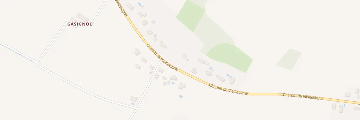 Plan du 702 Che de Vieillevigne à Gardouch