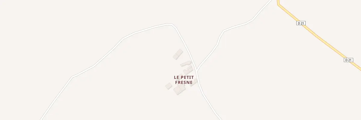 Plan du 2 Le Petit Fresne à Maillet