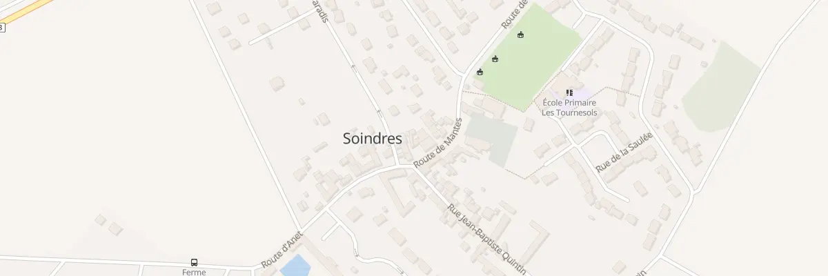 Plan du 5 Rte de Mantes à Soindres