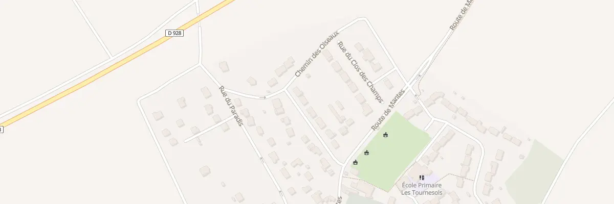 Plan du 10 Rue des Pommiers à Soindres