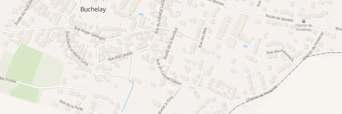 Plan du 9 Rue du Colonel Fabien à Buchelay
