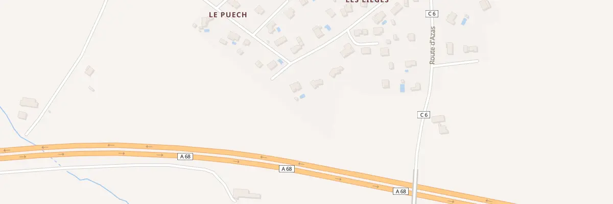 Plan du 303 Che du Puech à Saint-Sulpice-la-Pointe