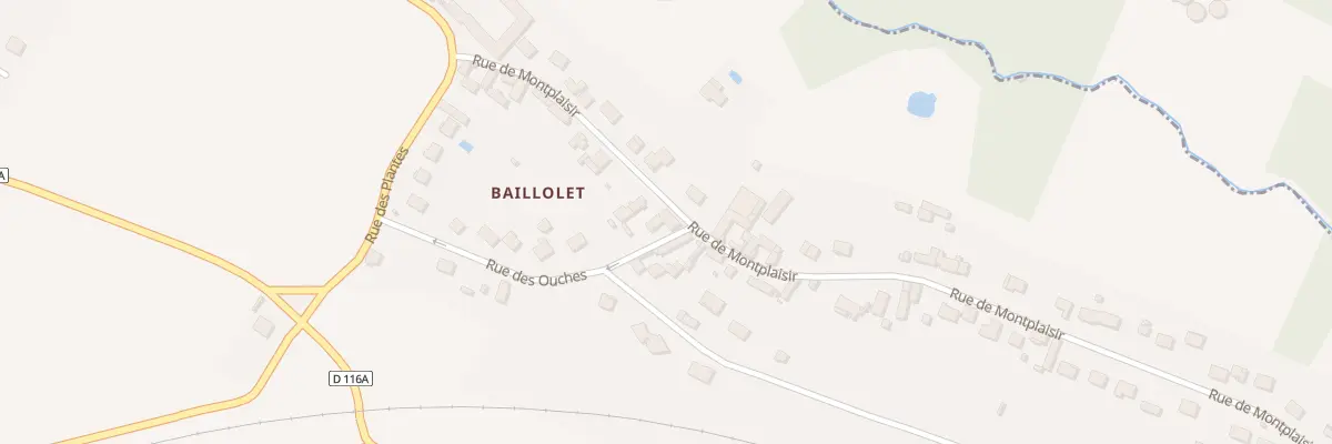 Plan du 2 Rue des Ouches à Bailleau-Armenonville