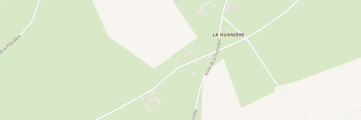 Plan du 724 Rte de la Huanniere à Haudricourt