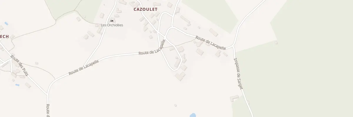 Plan du 5023 Perrufe à Mouillac