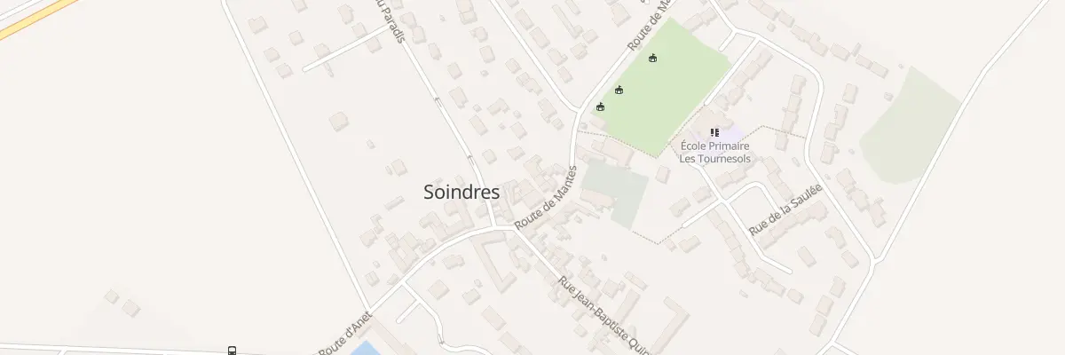Plan du 7 Rte de Mantes à Soindres
