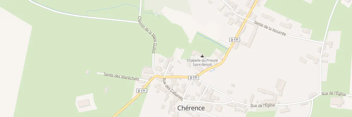 Plan du 3 Imp de la Clef des Champs à Chérence