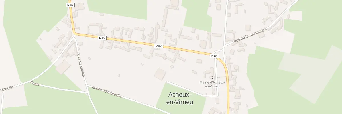 Plan du 5 Gr Grande Rue à Acheux-en-Vimeu