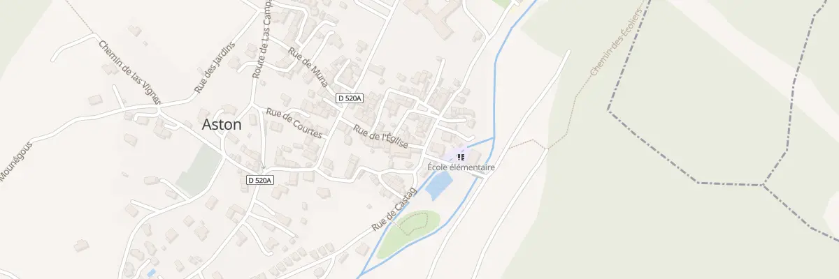 Plan du 67 Le Village à Aston