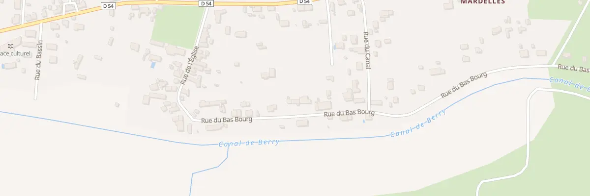 Plan du 15 Rue du Bas Bourg à Gièvres