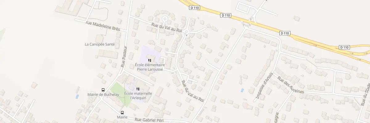 Plan du 18 Rue du Val au Roi à Buchelay