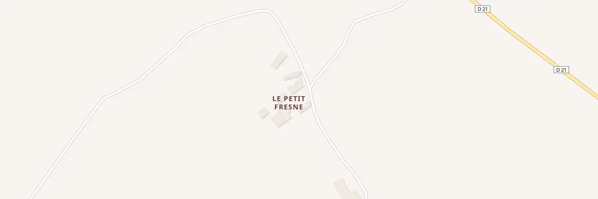 Plan du 1 Le Petit Fresne à Maillet