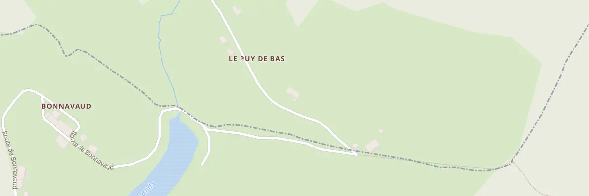 Plan du 5199 Puy de Bas à Châtelus-le-Marcheix