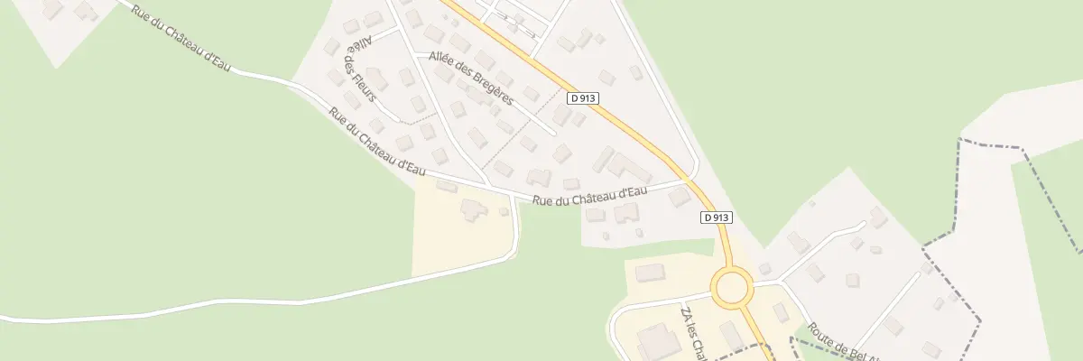 Plan du 4 Rue du Château d’Eau à Dun-le-Palestel