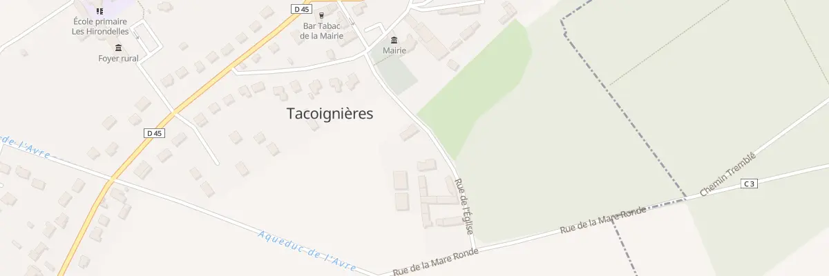 Plan du 10 Rue de l’Eglise à Tacoignières