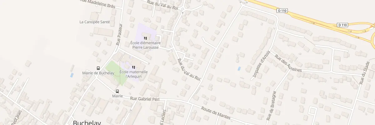 Plan du 4 Rue du Val au Roi à Buchelay