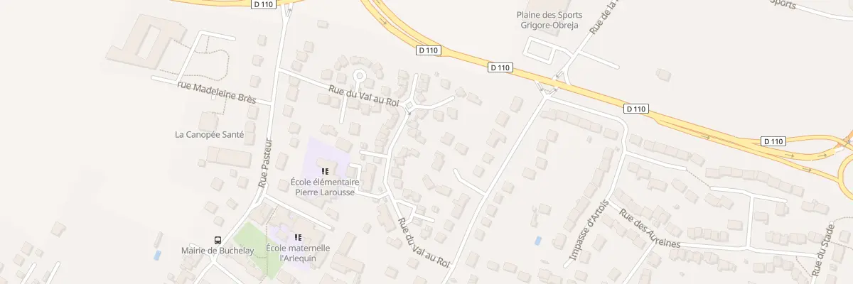Plan du 26 Rue du Val au Roi à Buchelay