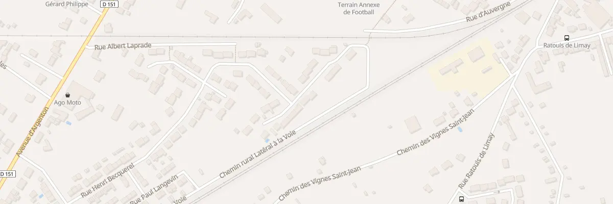 Plan du 86 Rue Paul Langevin à Châteauroux