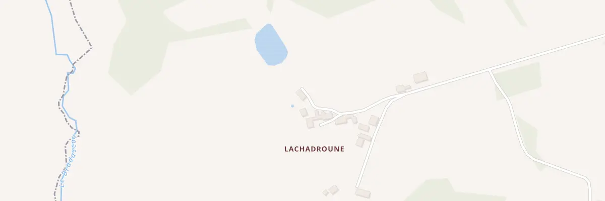 Plan du 3 La Chadourne à Rilhac-Treignac