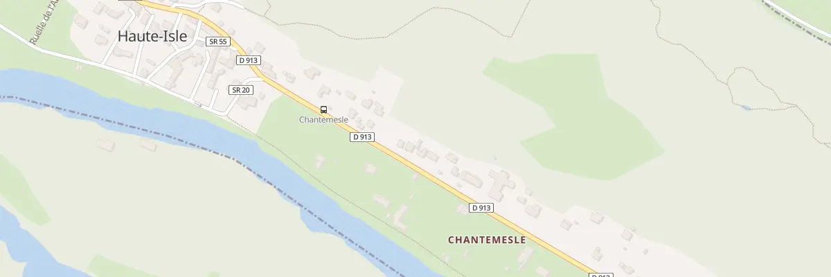 Plan du 70 Rte de la Vallée à Haute-Isle