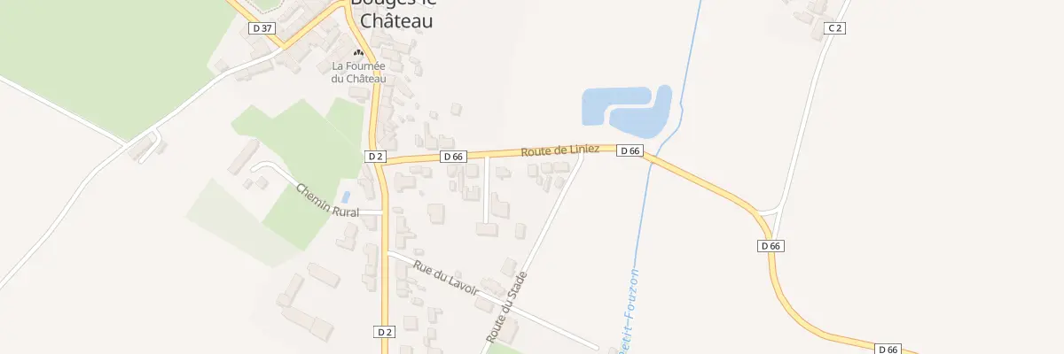 Plan du 12 Rte de Liniez à Bouges-le-Château