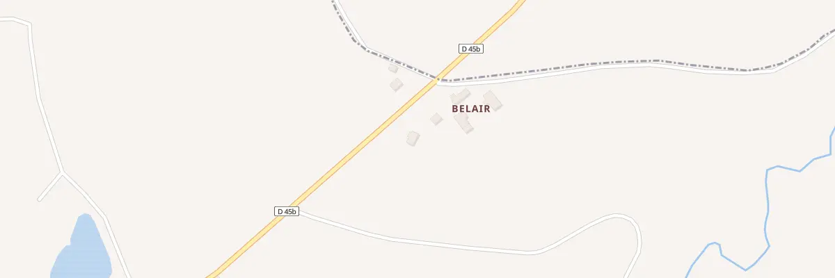 Plan du 2 Belair à Maillet