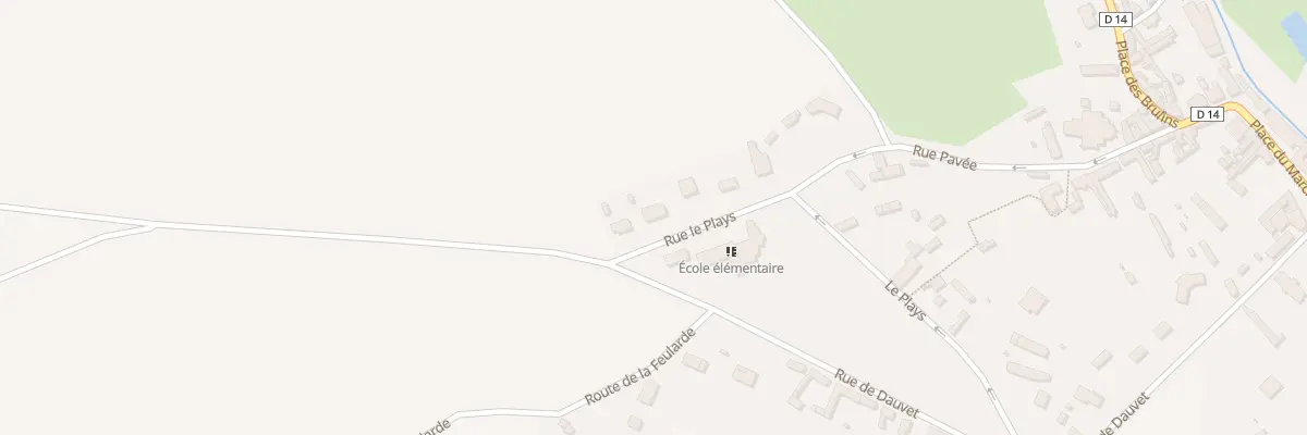 Plan du 38 Rue Pavée à Mainneville