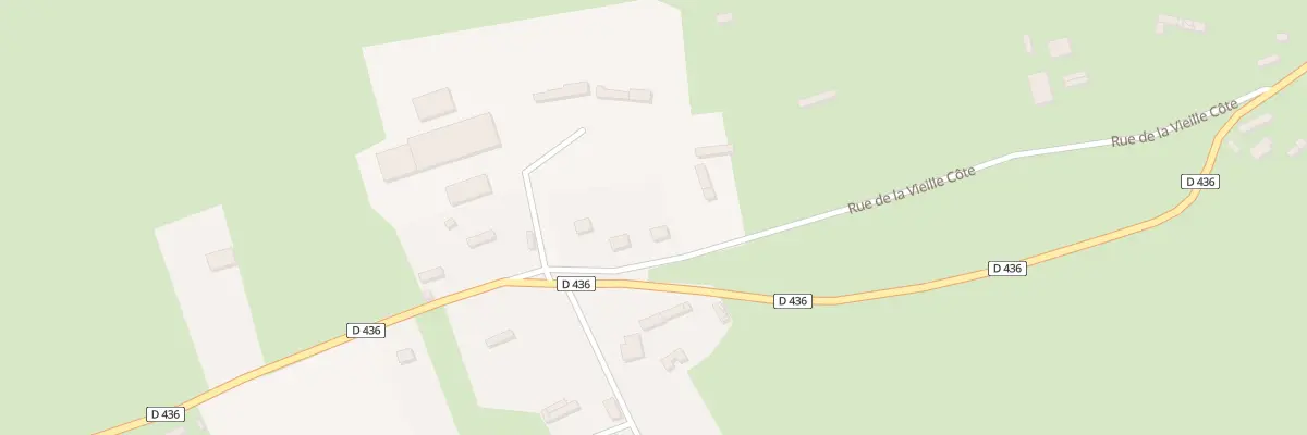 Plan du 437 Rte de la Vieille Cote à Haudricourt