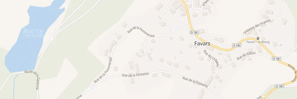 Plan du 67 Imp des Vignes à Favars