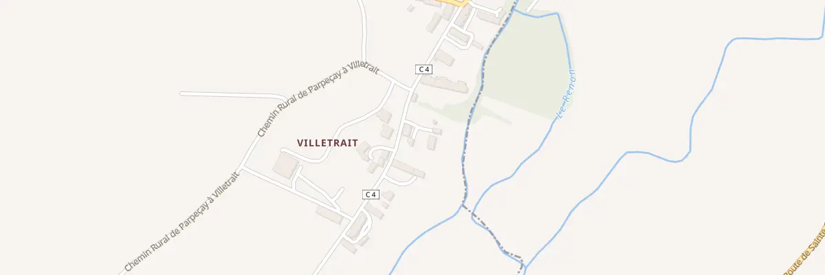 Plan du 7 Rue des Coudriers à Val-Fouzon