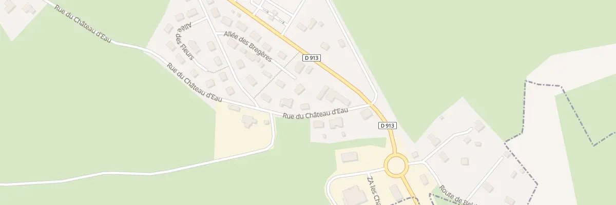 Plan du 2 Rue du Château d’Eau à Dun-le-Palestel
