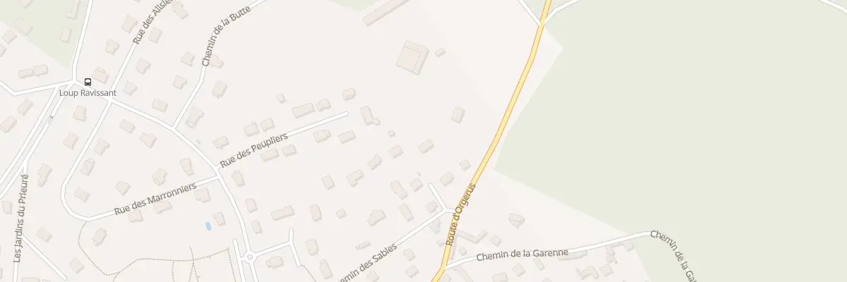 Plan du 11A Rte d’Orgerus à Bazainville