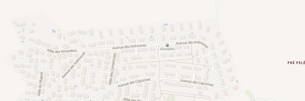 Plan du 56 Av des Anémones à Déols