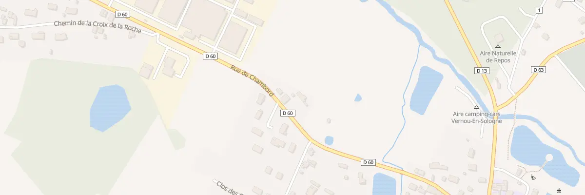 Plan du 11 Rue de Chambord à Vernou-en-Sologne