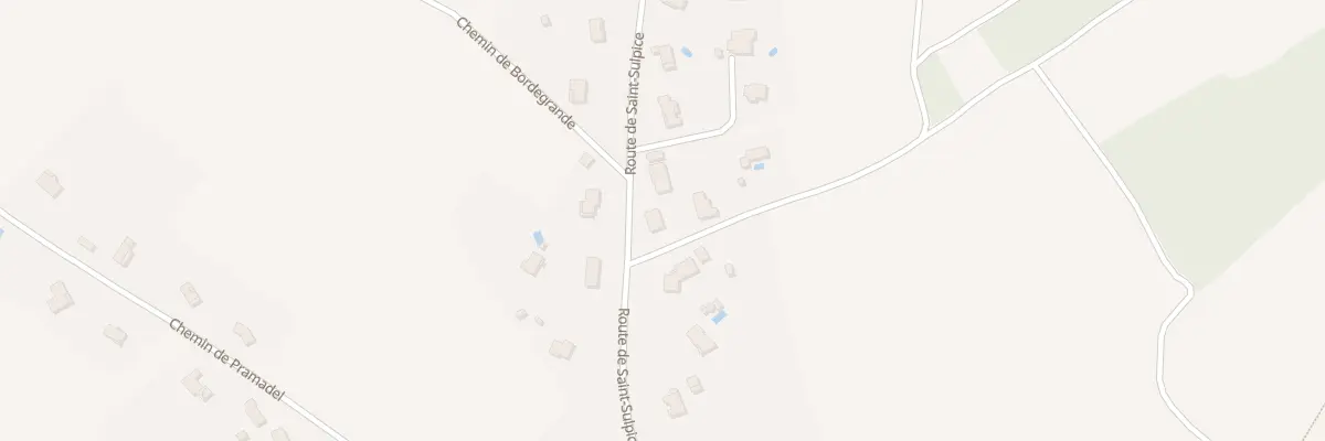 Plan du 262 Rte de Saint-Sulpice à Azas