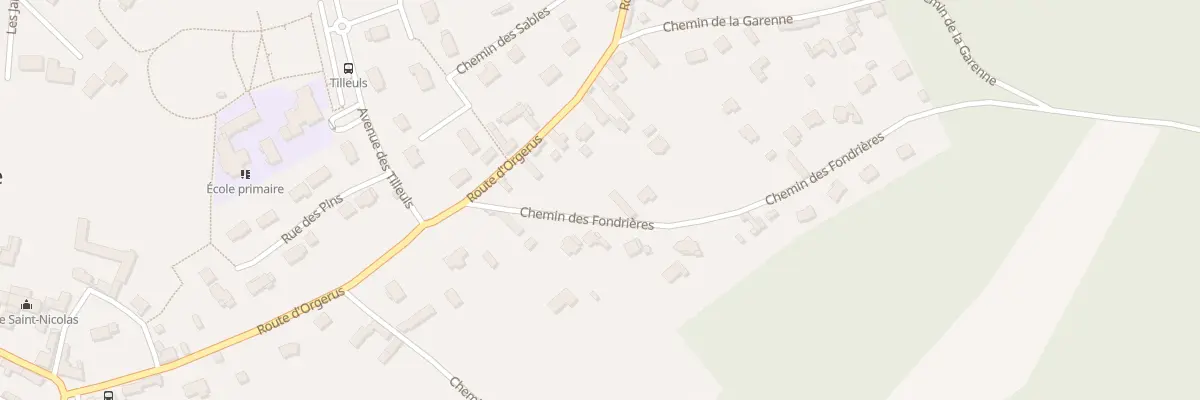 Plan du 3 Che des Fondrières à Bazainville