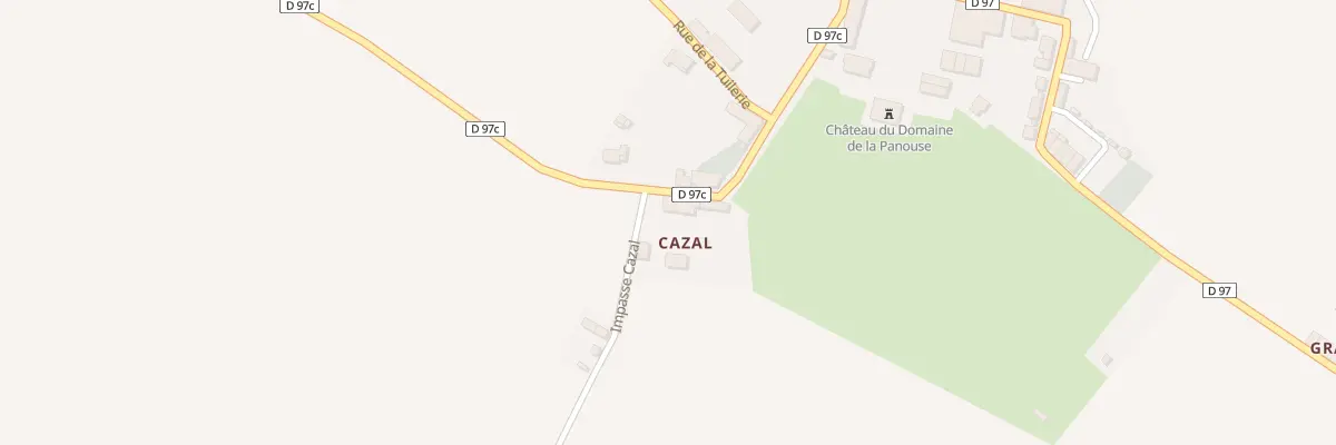 Plan du 27 Cazal à Saint-Rome