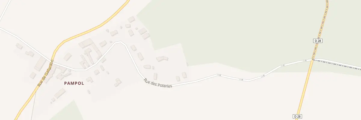 Plan du 21 Rue des Poteries à Champseru